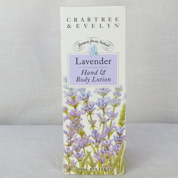CRABTREE & EVELYN Lavender Hand & Body Lotion NEW 8.5 FL oz Retired, Rare - Picture 2 of 7